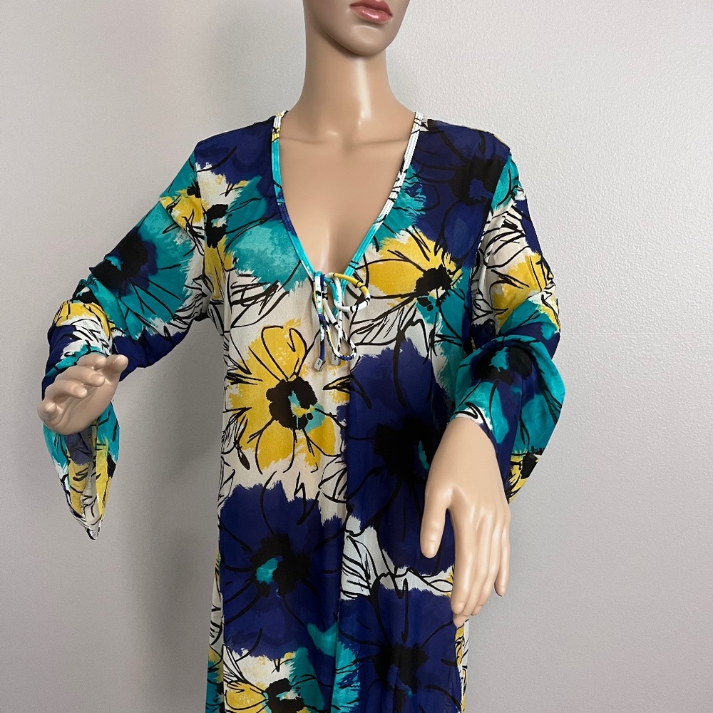 Be Creative Women’s Floral-Print Cover-Up Dress - Picture 4 of 11